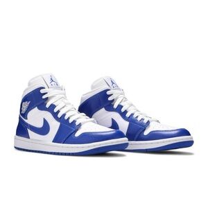 Blue Nike Jordans